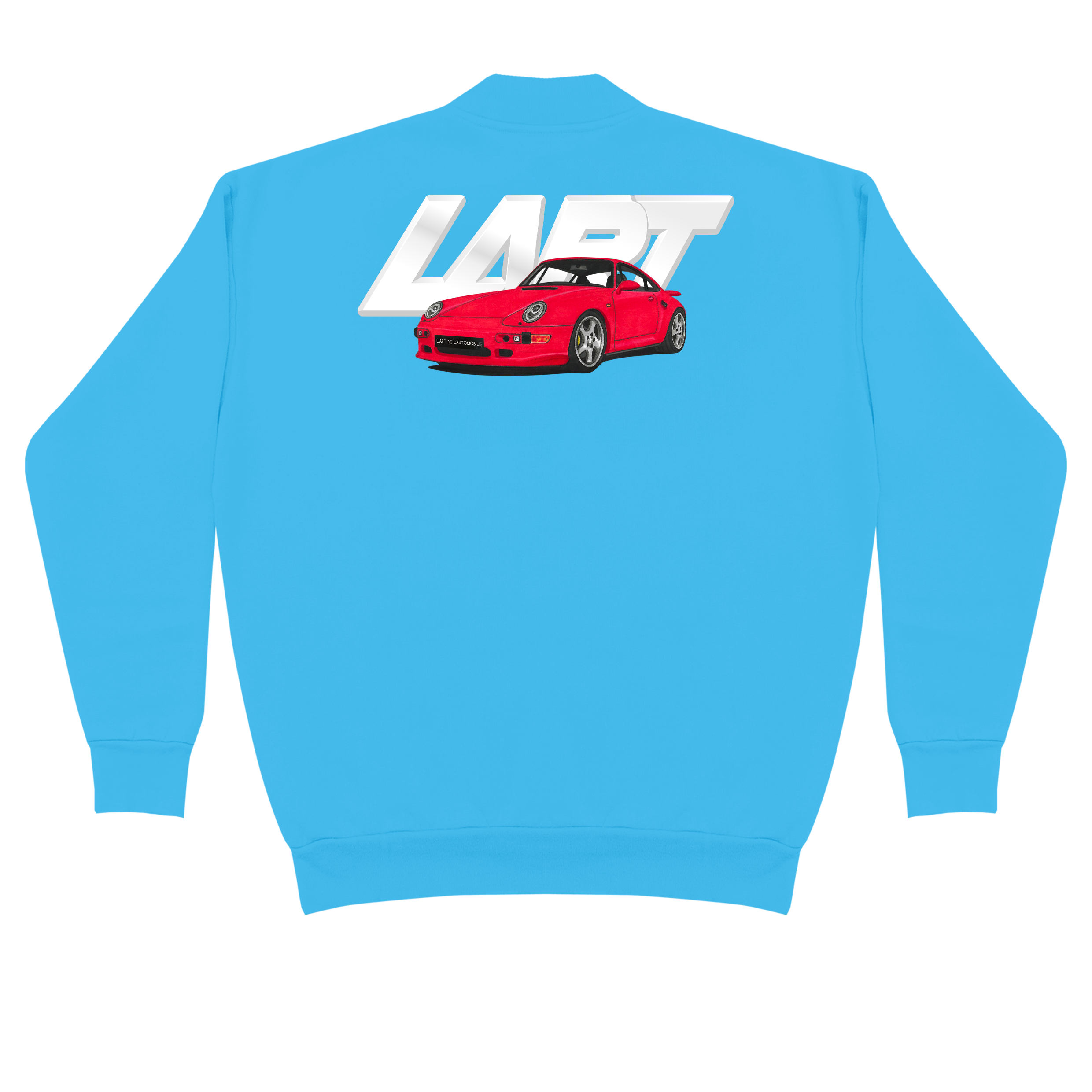 BLUE CREWNECK / RED NINE TREY - KAR / L'ART DE L'AUTOMOBILE