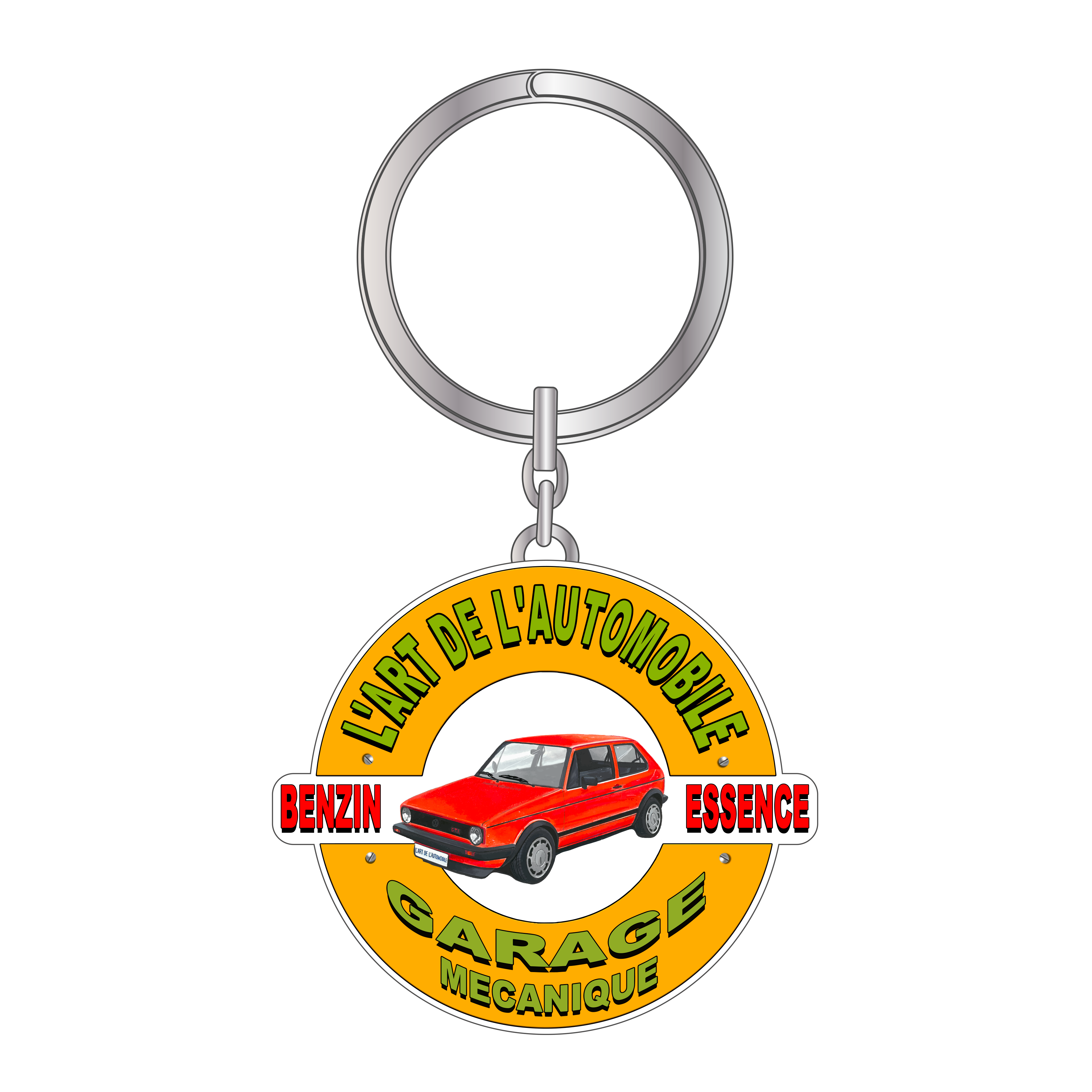 GOLF GARAGE KEYCHAIN - KAR / L'ART DE L'AUTOMOBILE