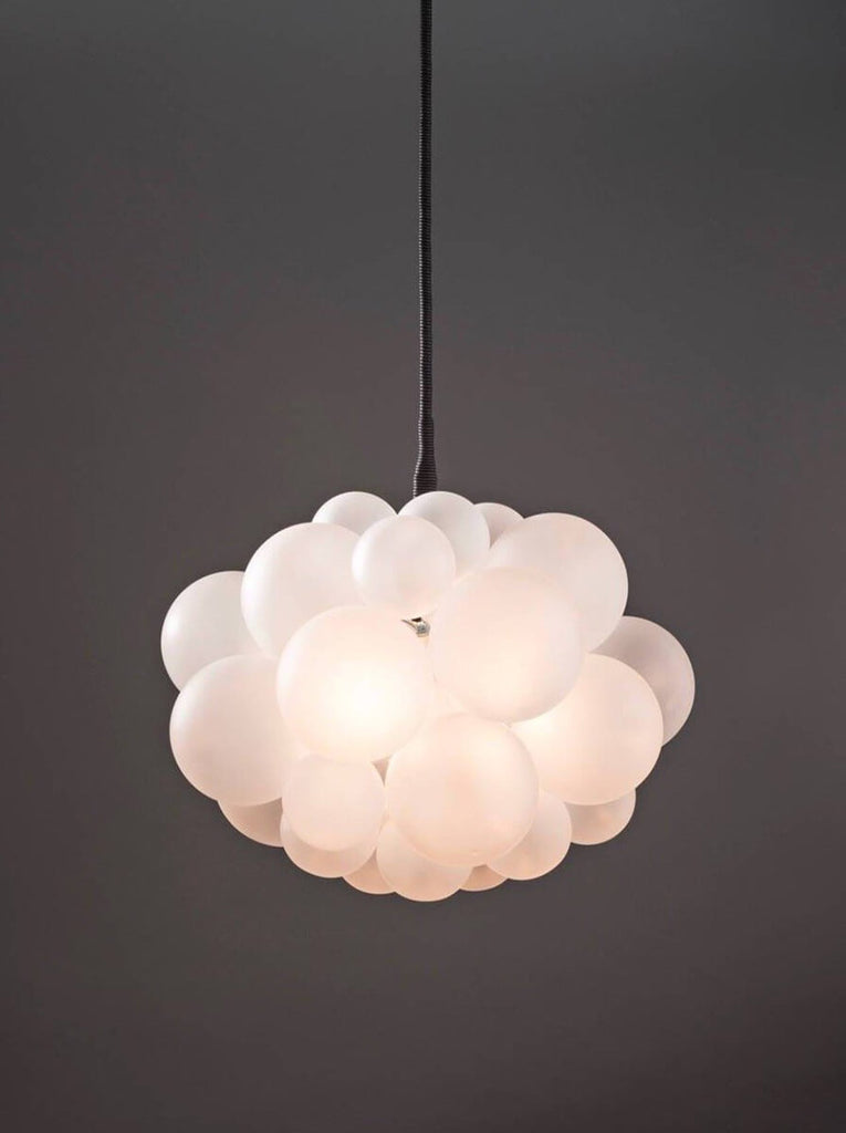 frosted bubble chandelier light