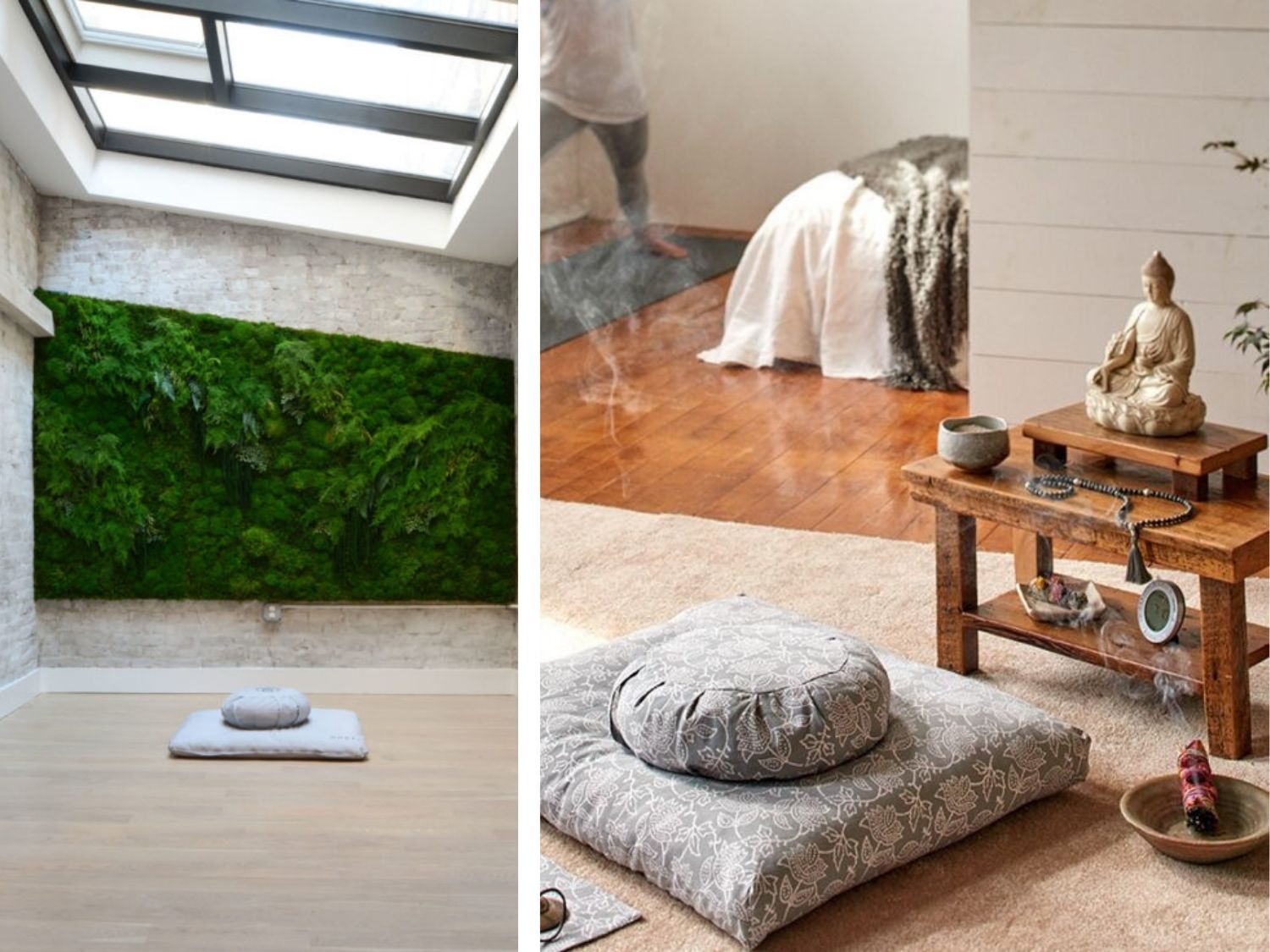 Designing meditation room examples