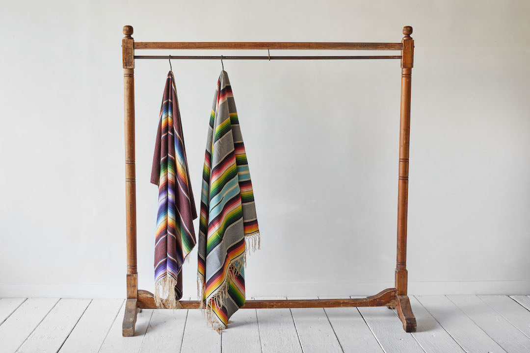 American 19th Century Wood Clothing Rack