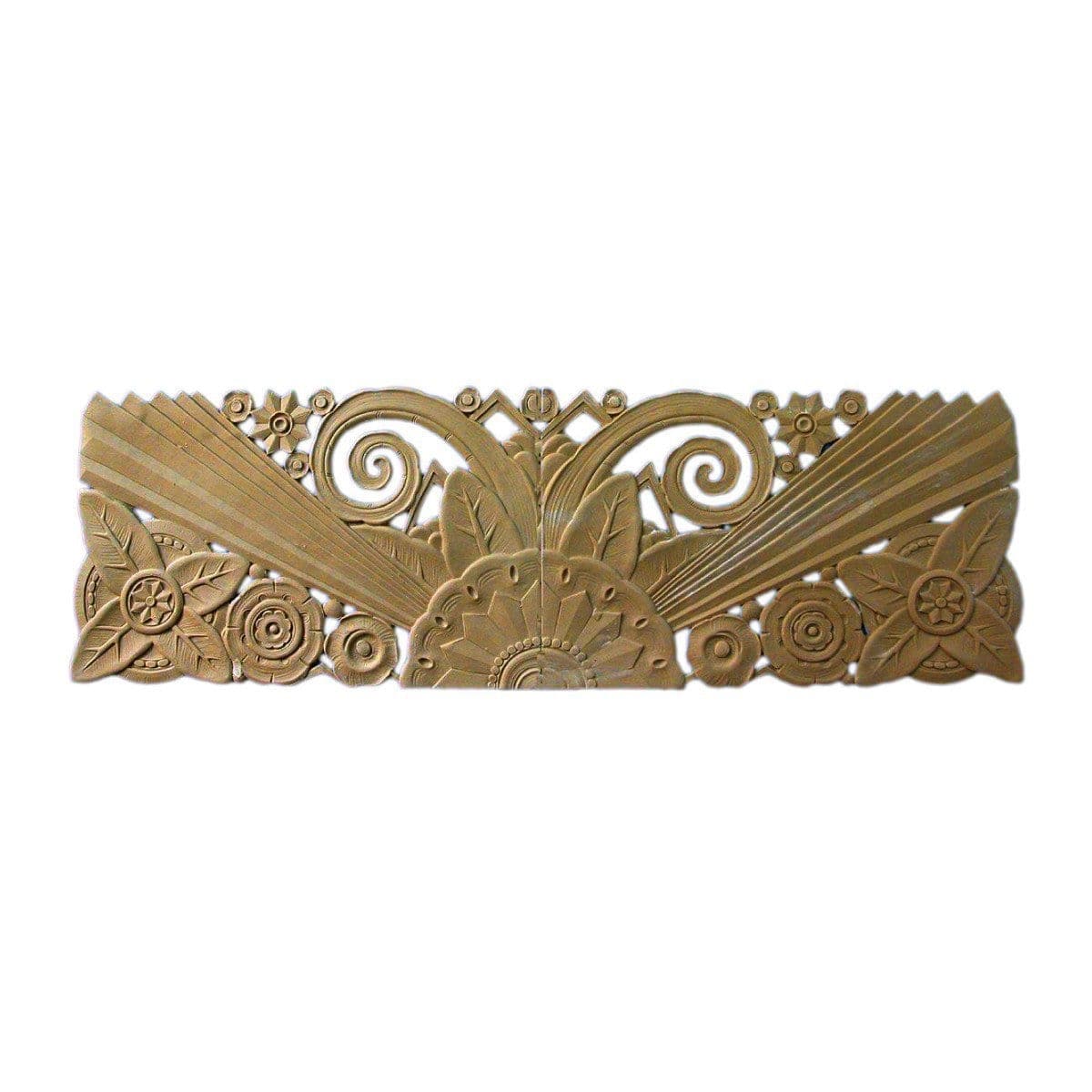 Marbet ceiling rosettes of styrofoam gold color, patterned German