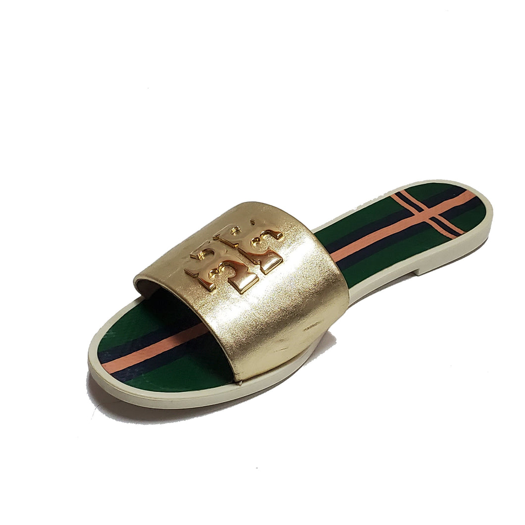 tory burch logo slides