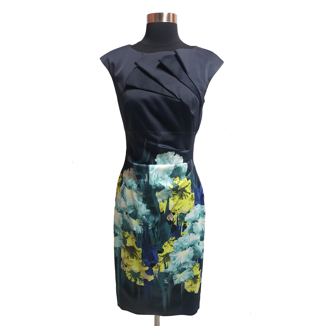 karen millen pleated floral dress