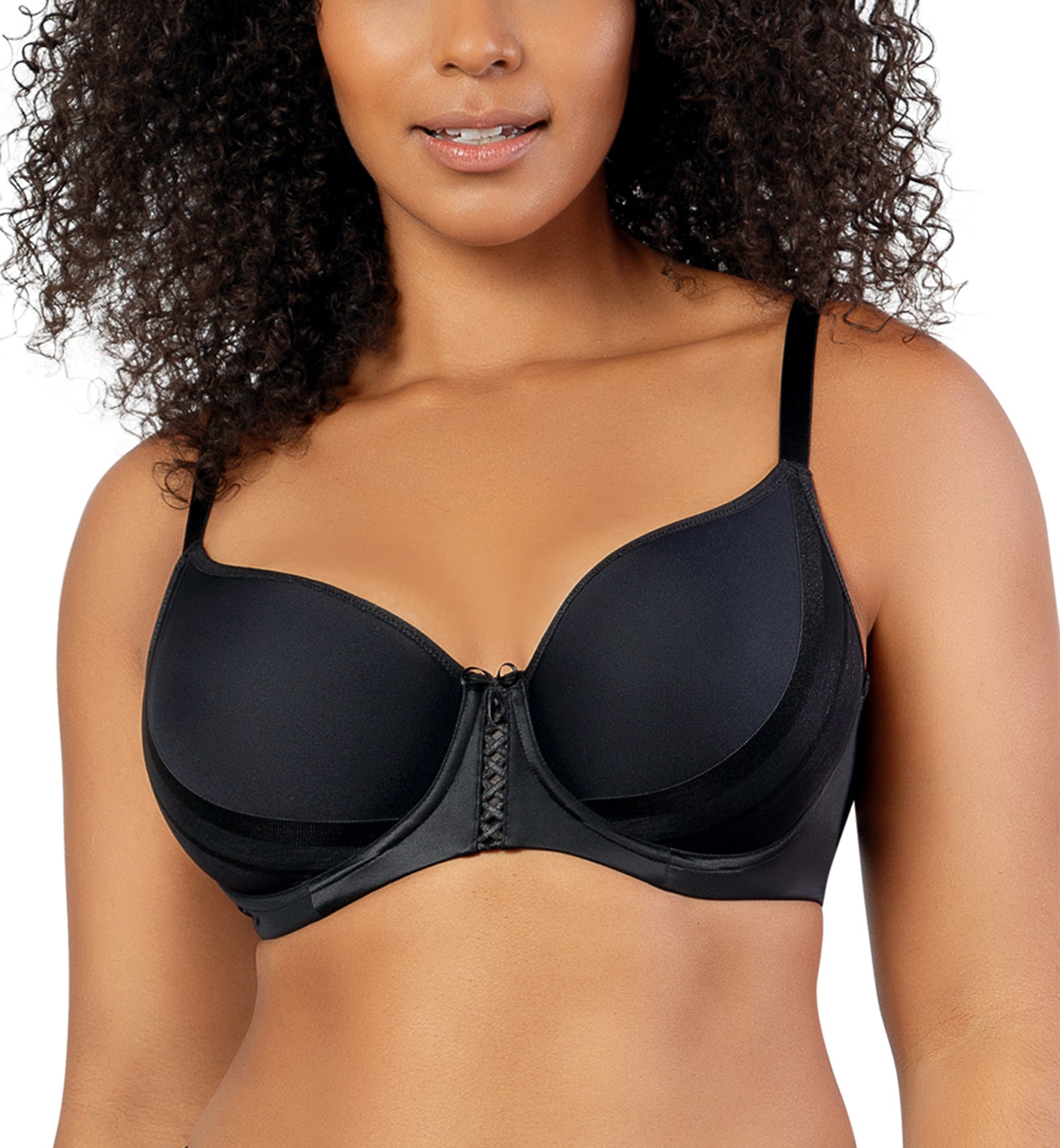 PARFAIT Women's Shea Plunge Unlined Bra - Blackberry - 38D 