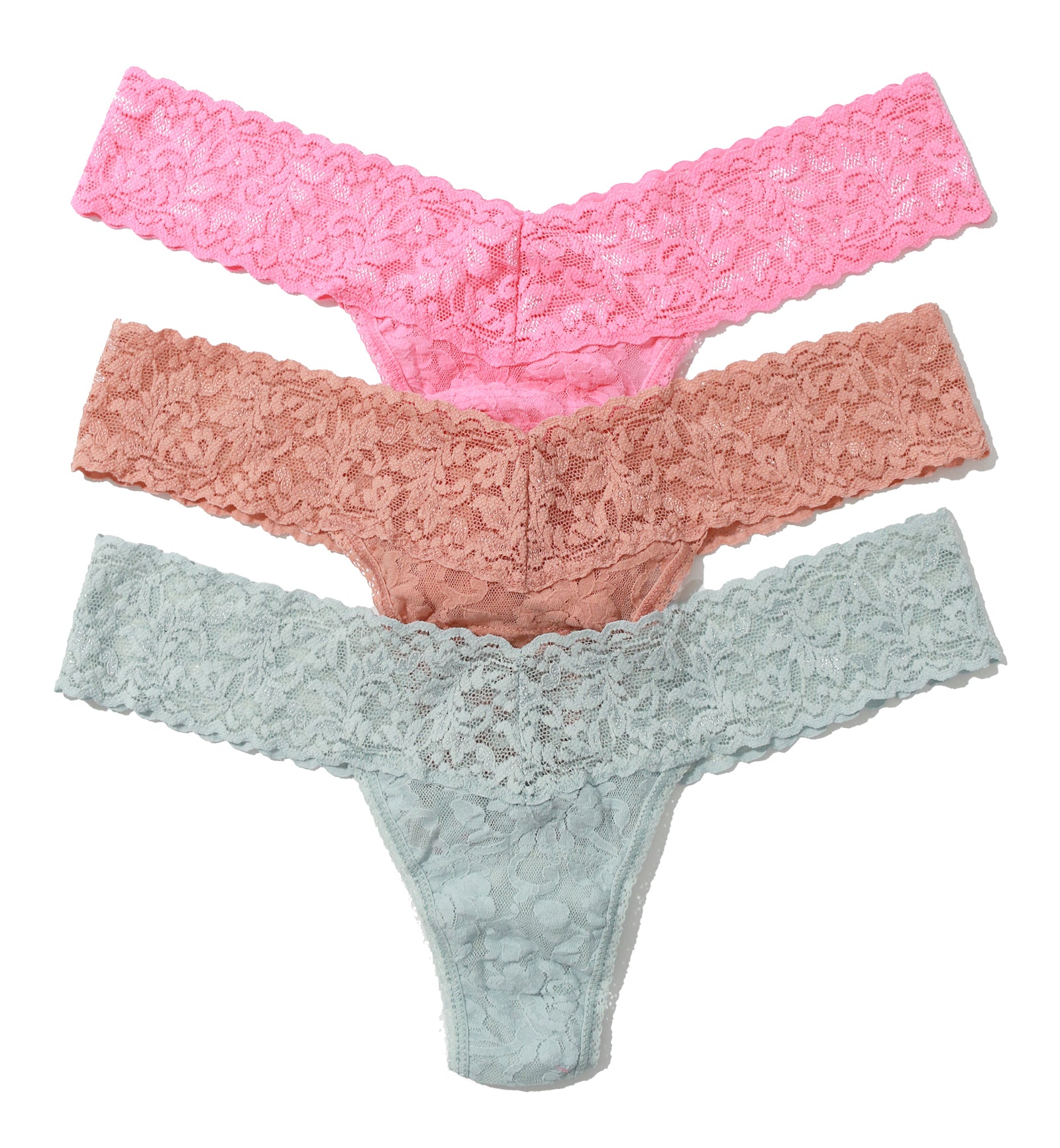 Hanky Panky 3-PACK Cotton Low Rise Thong (8915813PK)- Holiday23 FCMB -  Breakout Bras