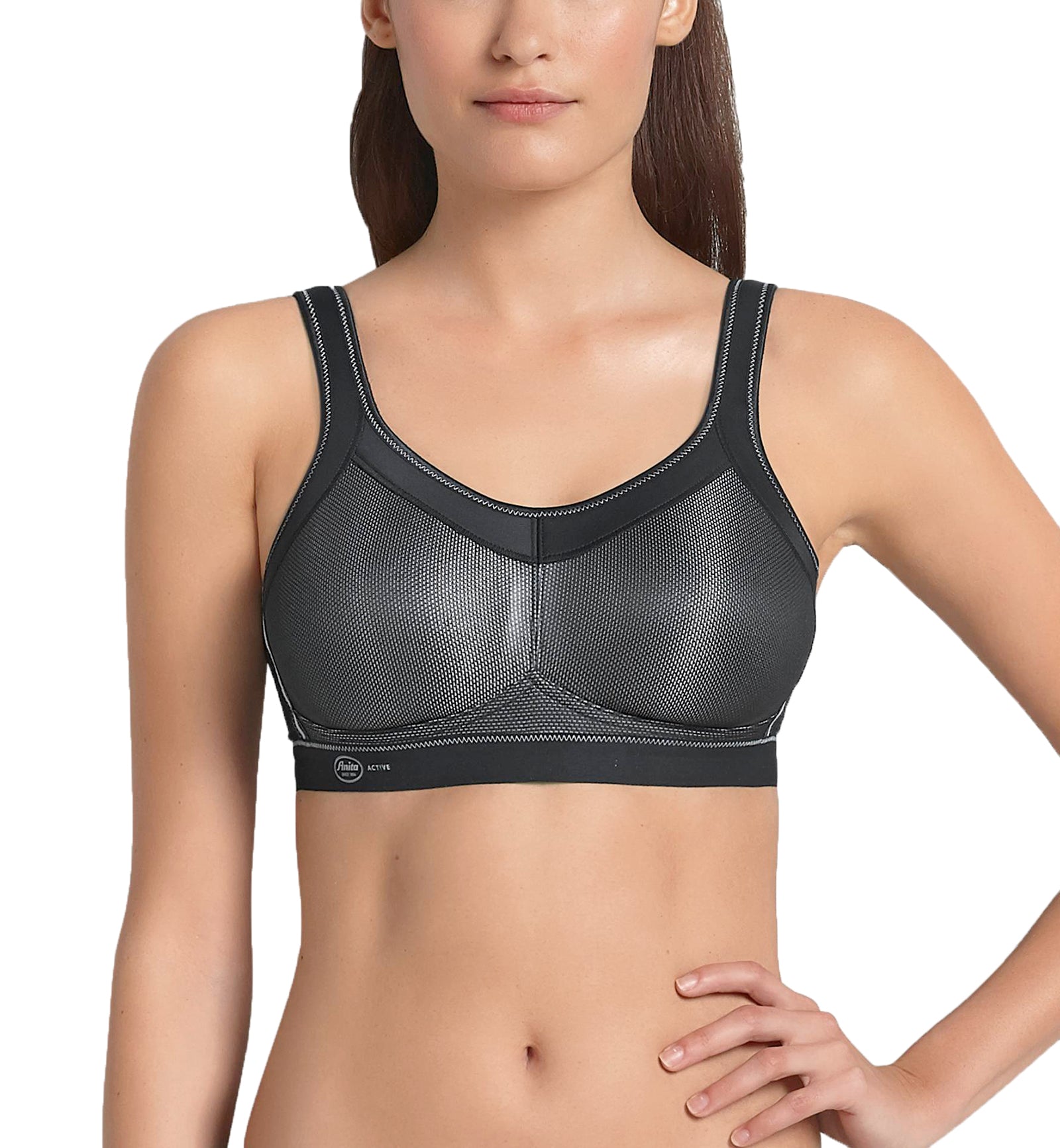 Anita Momentum Max Support Wireless Sports Bra (5529)- Iconic Grey