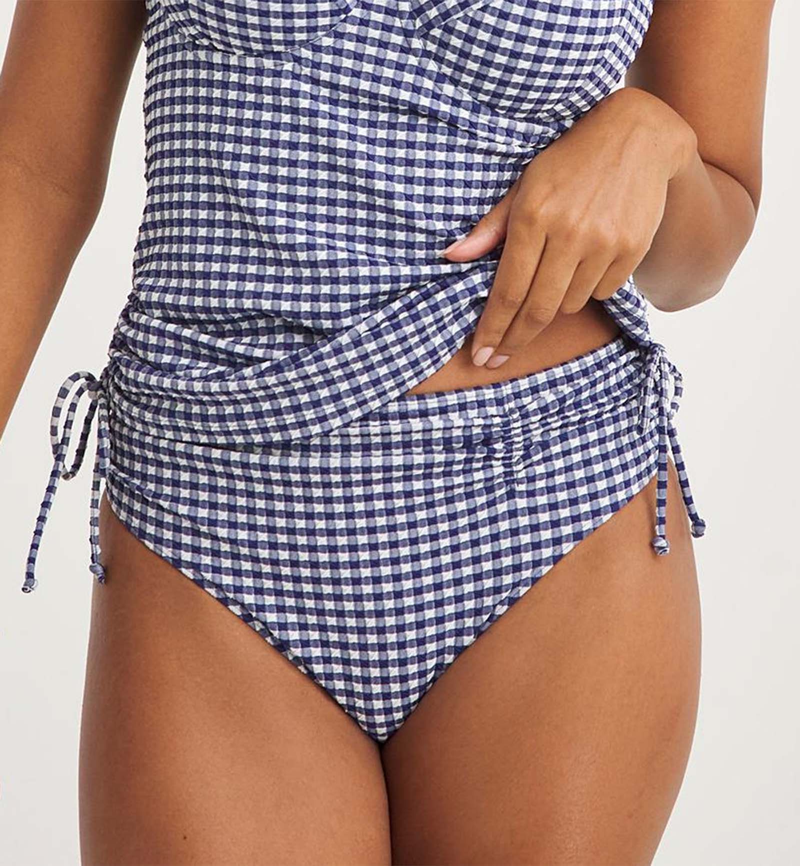 Panache Swim Gingham Midi Briefs