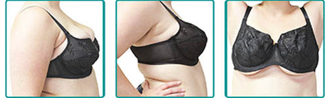 A bra with too-small cups.