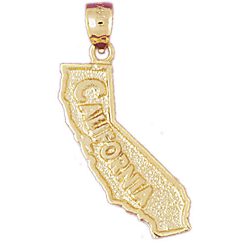 Custom Louisiana State Keychain Gold LA State Charm Keyring 