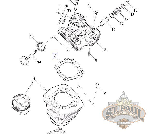 16770 84f Genuine Buell 1995 2010 Xb Tuber Blast Cylinder Head Ga St Paul Harley Davidson Buell