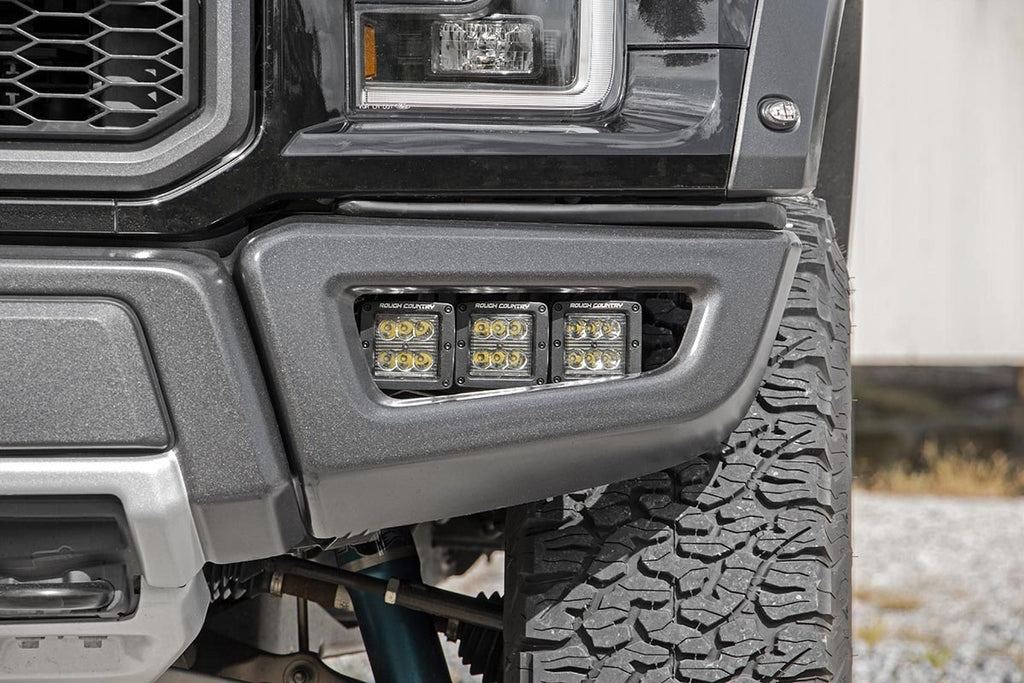 Ford Raptor Lights Bumper Bezel and Light Kit – OffroadAlliance.com