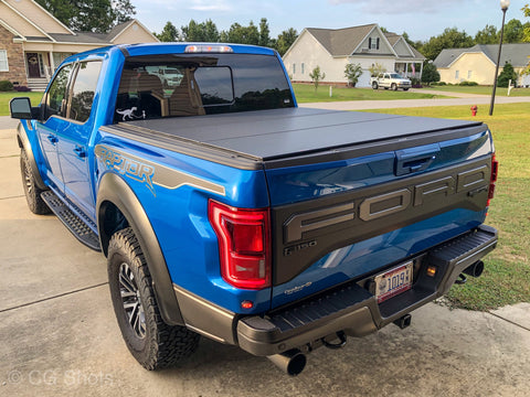 Lomax Tri Fold Bed Cover 2004 2020 F150 2010 2020 Raptor Offroadalliance Com