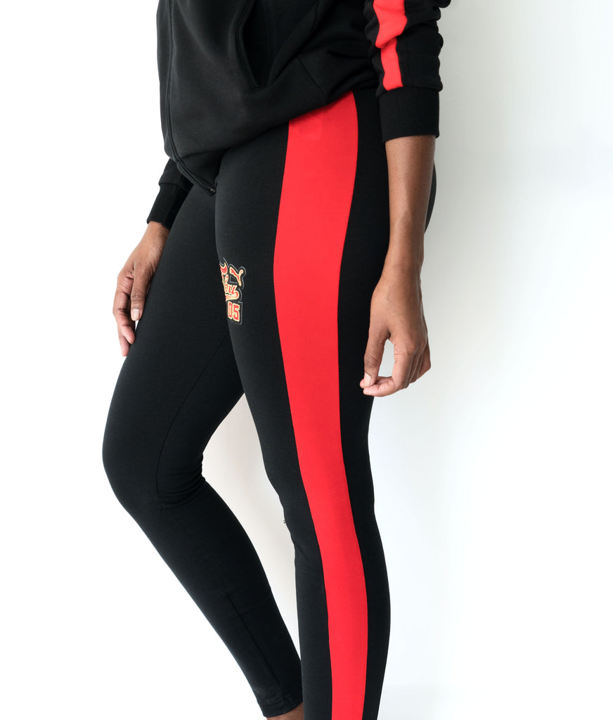 red puma leggings