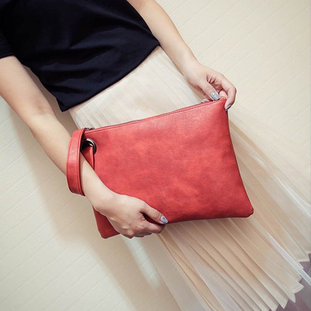 Bag Handbags Women Famous s Leather Handbag Clutch Evening Bag Simple Retro Envelope Bolsa Day Cluth