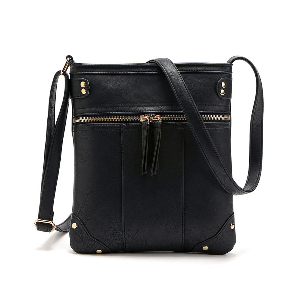 Women Handbags Solid Leather Bag Woman Leather Handbags Women Shoulder Bag Casual Tote CF