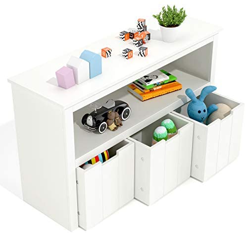 homfa kids toy storage cabinet