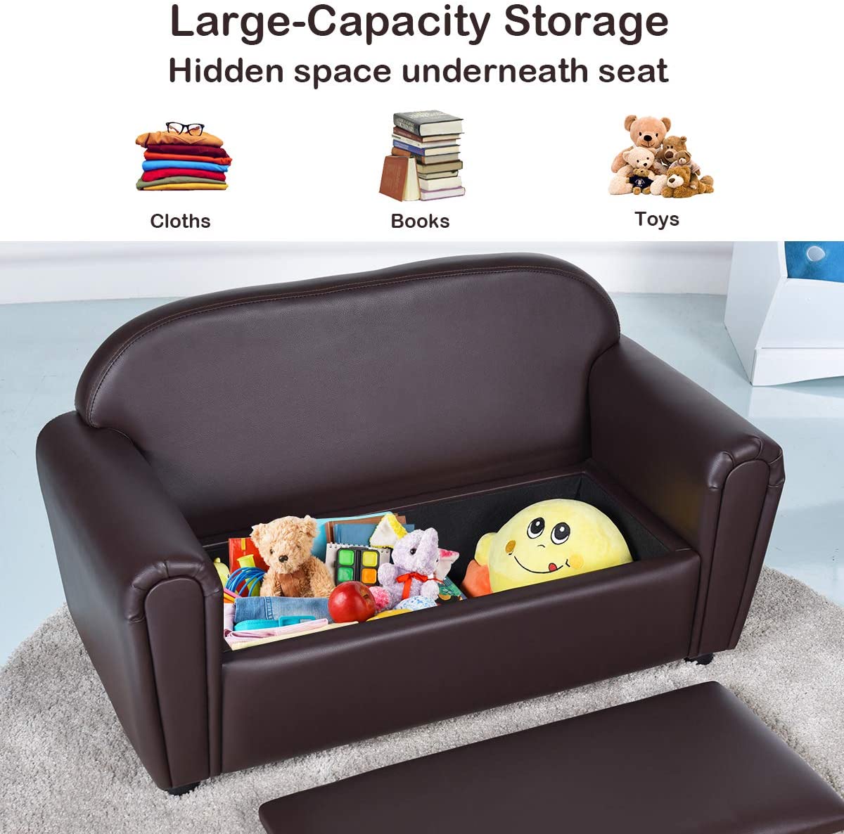 toddler sofa with storage