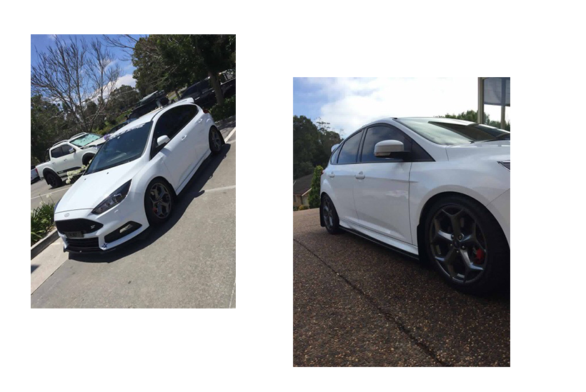 Ford Focus ST 2017 with a Maxton bodykit