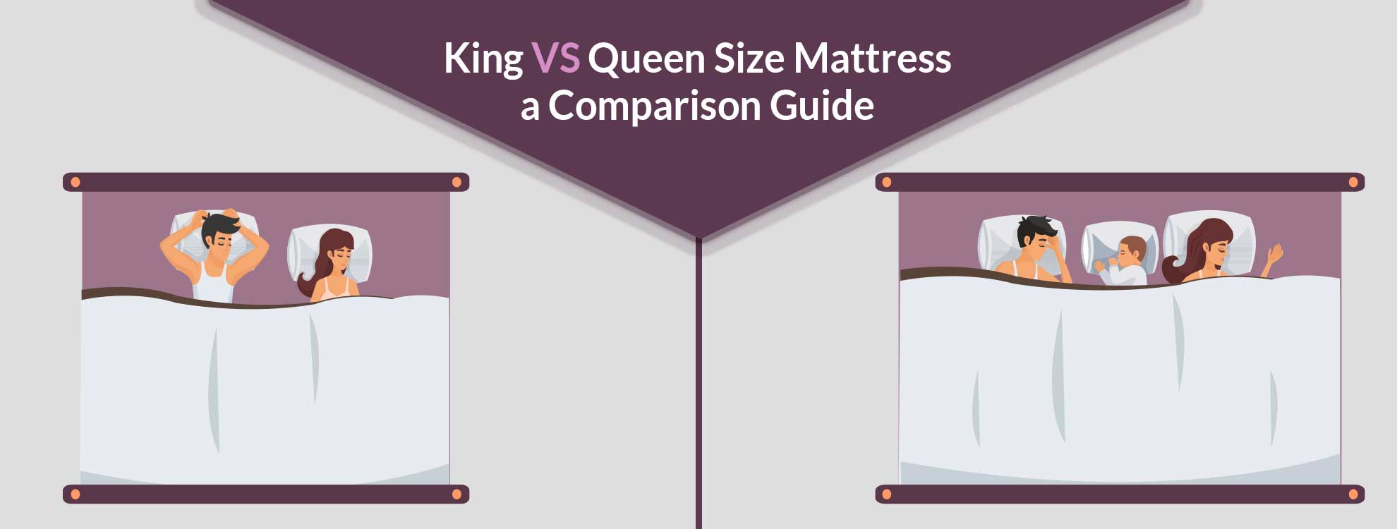 Size Comparison Guide: King vs Queen Mattress