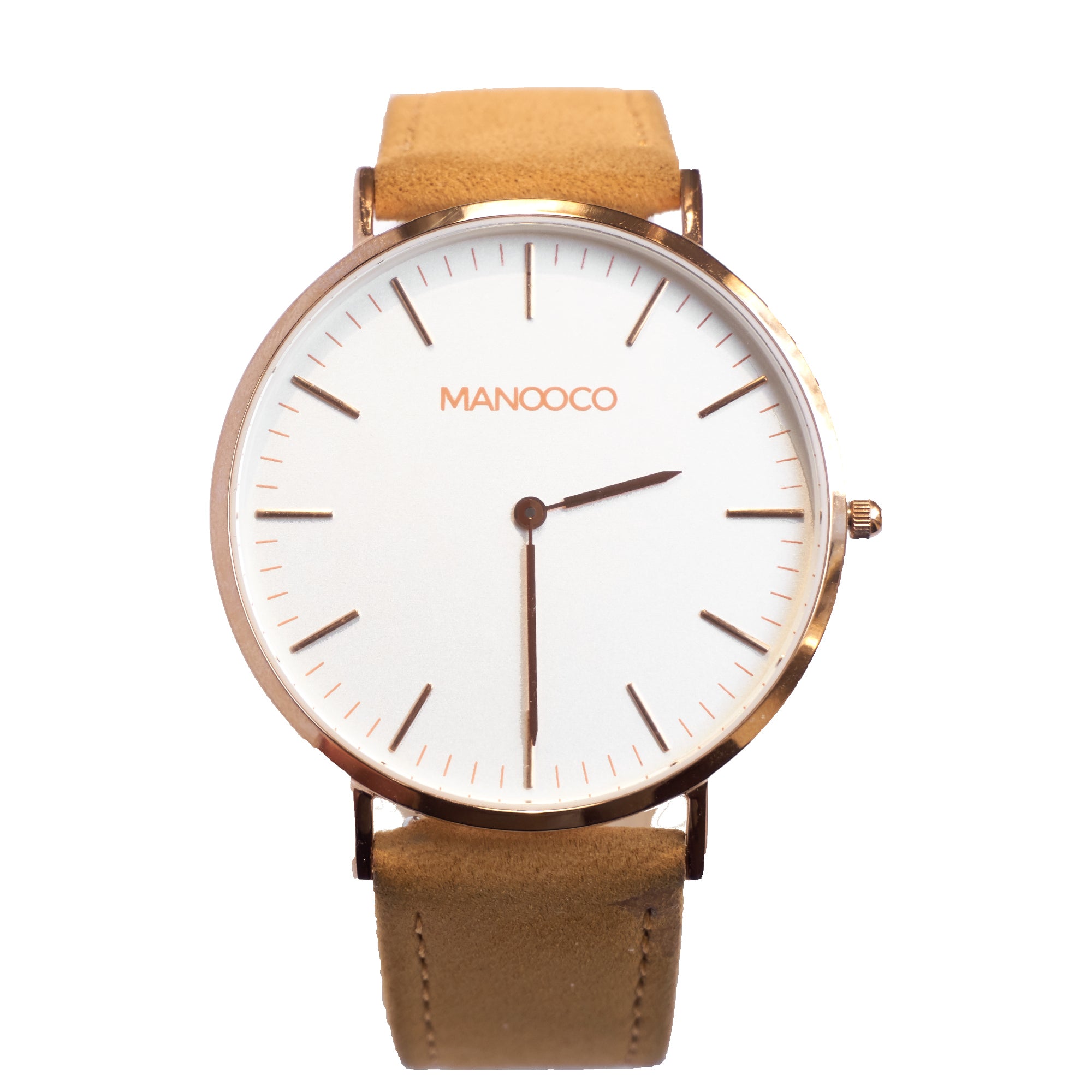 light brown leather watch