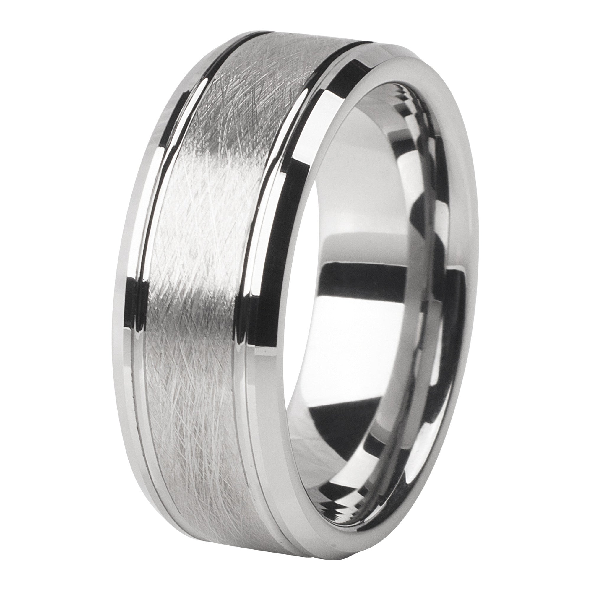 Afgeschaft Missionaris ik ben trots Brushed silver ring 8mm - Ring from MANOOCO | MANOOCO • Watches and  essential accessories