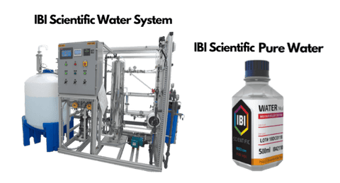 IBI Scientific water system and pure water