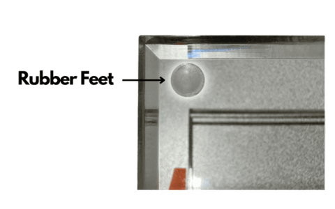 Rubber feet on IBI Scientific Microplate Platform