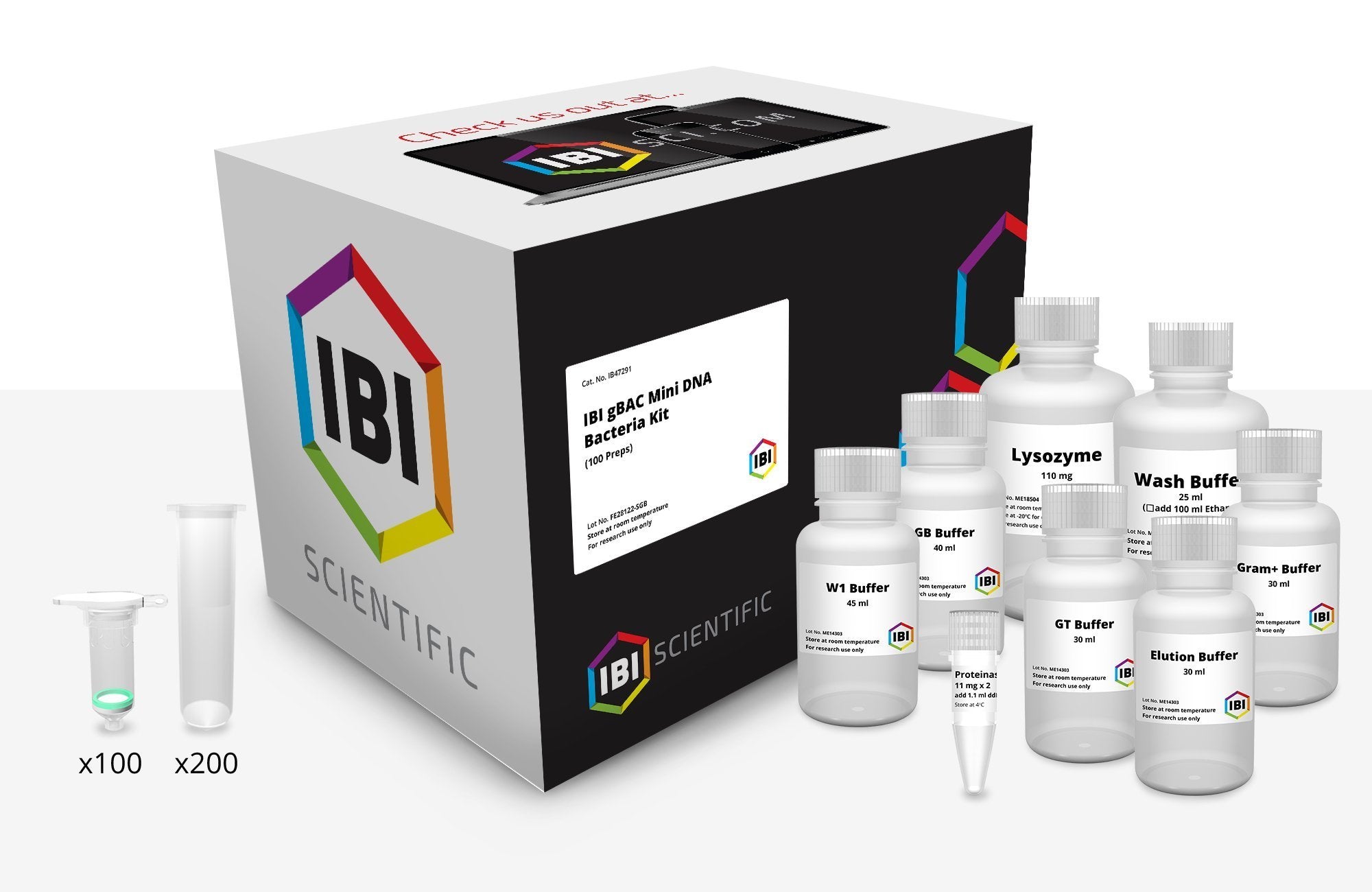 Gbac Mini Genomic Dna Kit 100 Preps Ibi Scientific