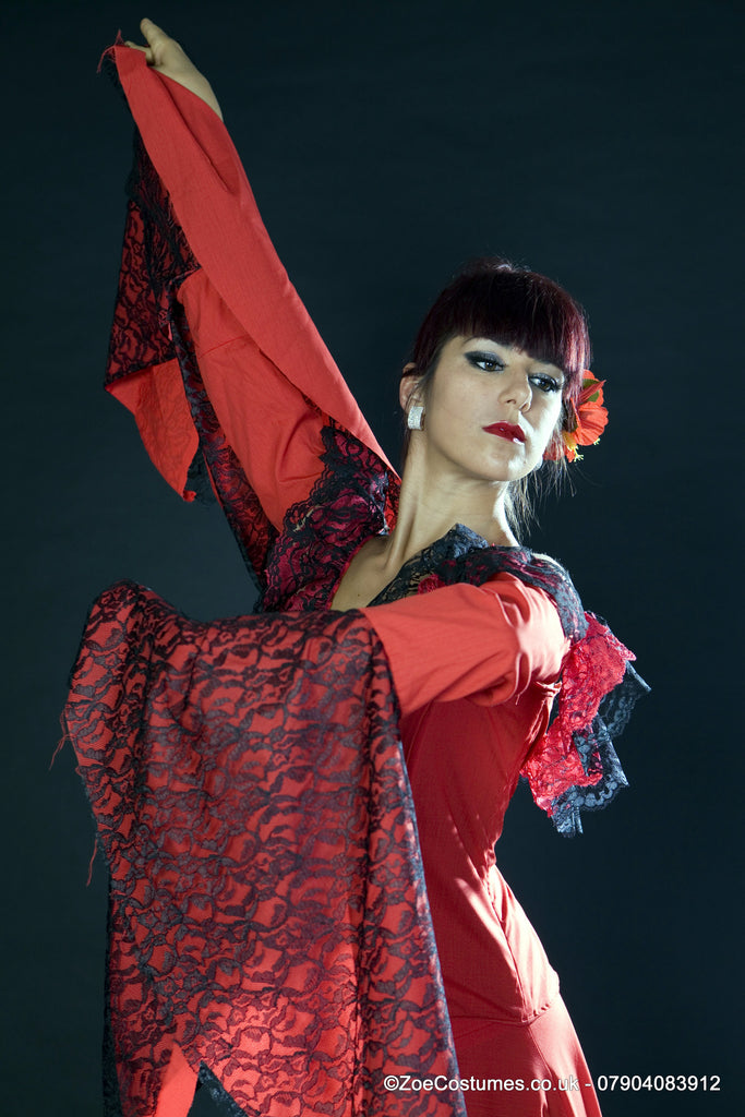 Flamenco Dress For Hire Zoe London Dance Costumes For Hire 