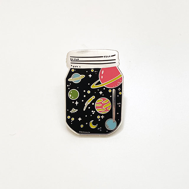 Space in A Jar Planet Enamel Pin Space Mason Jar Enamel Pins Anime Pin Hat  Pins Aesthetic Pins Lapel Pin Pins 