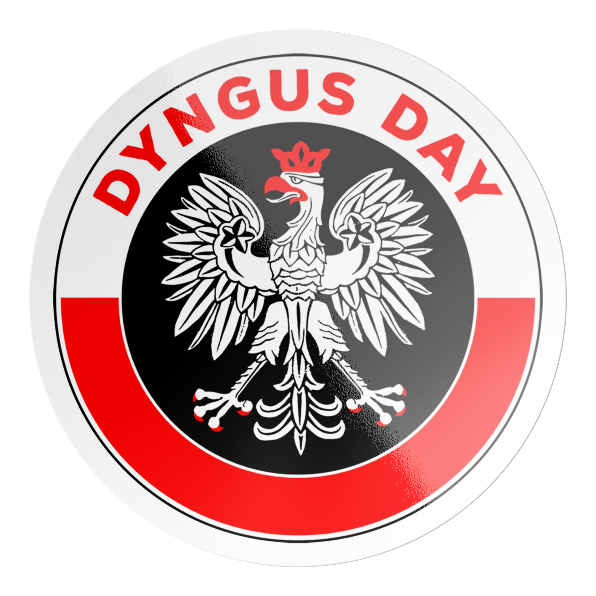 Dyngus Day Circle Decal Sticker – My Polish Heritage