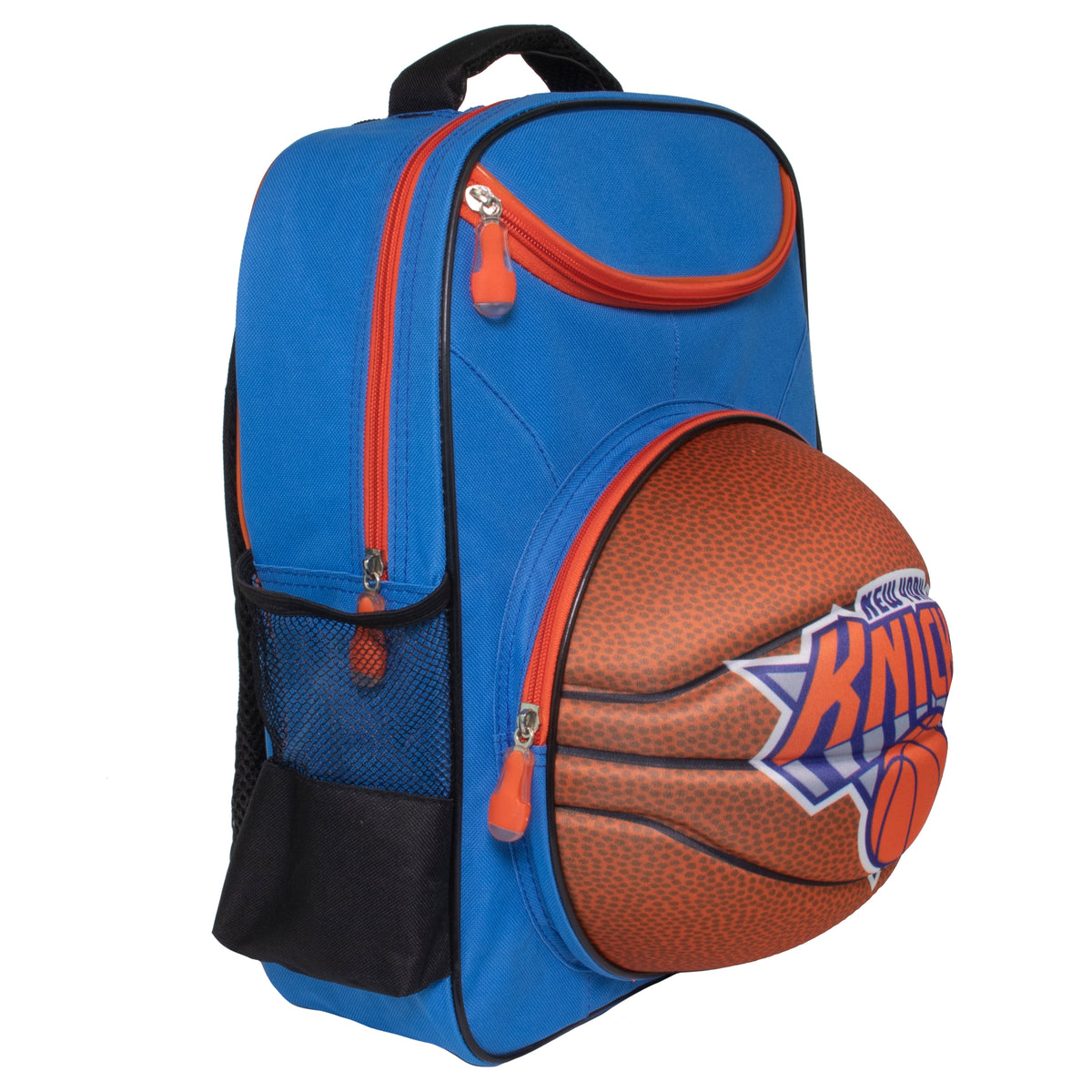 Official New York Knicks Kids’ Backpack, 16” Wide – 3D Basketball Acce ...