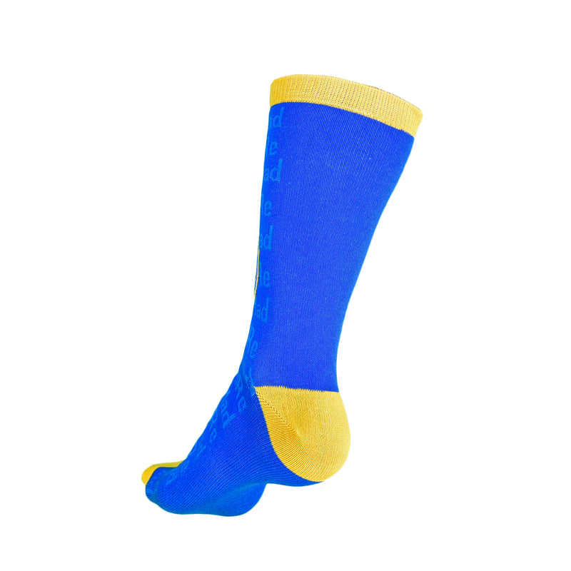 nike elite socks blue and gold