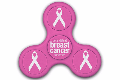 breast cancer fidget spinners
