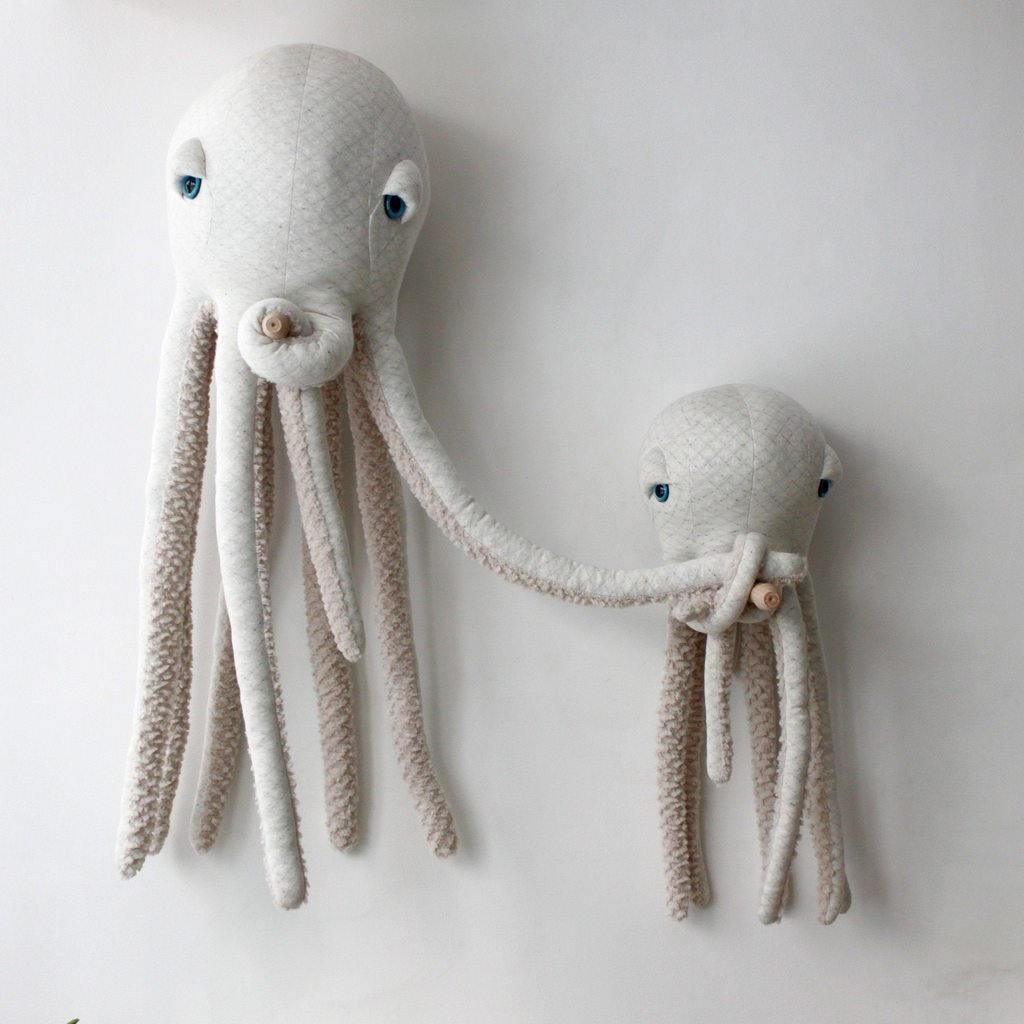 BigStuffed Albino Octopus