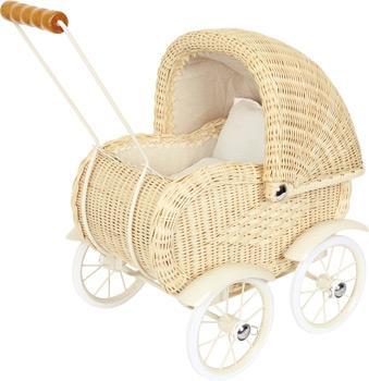 rattan doll pram