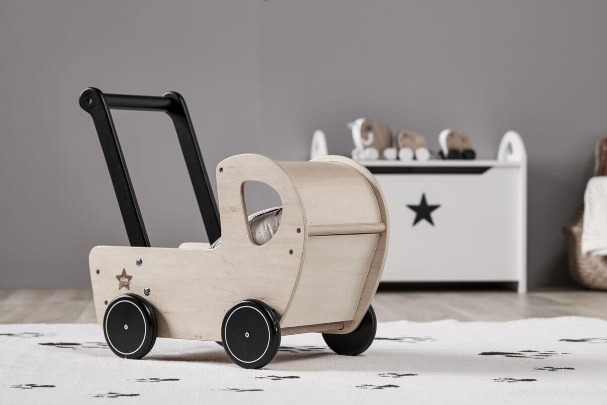 kids wooden pram