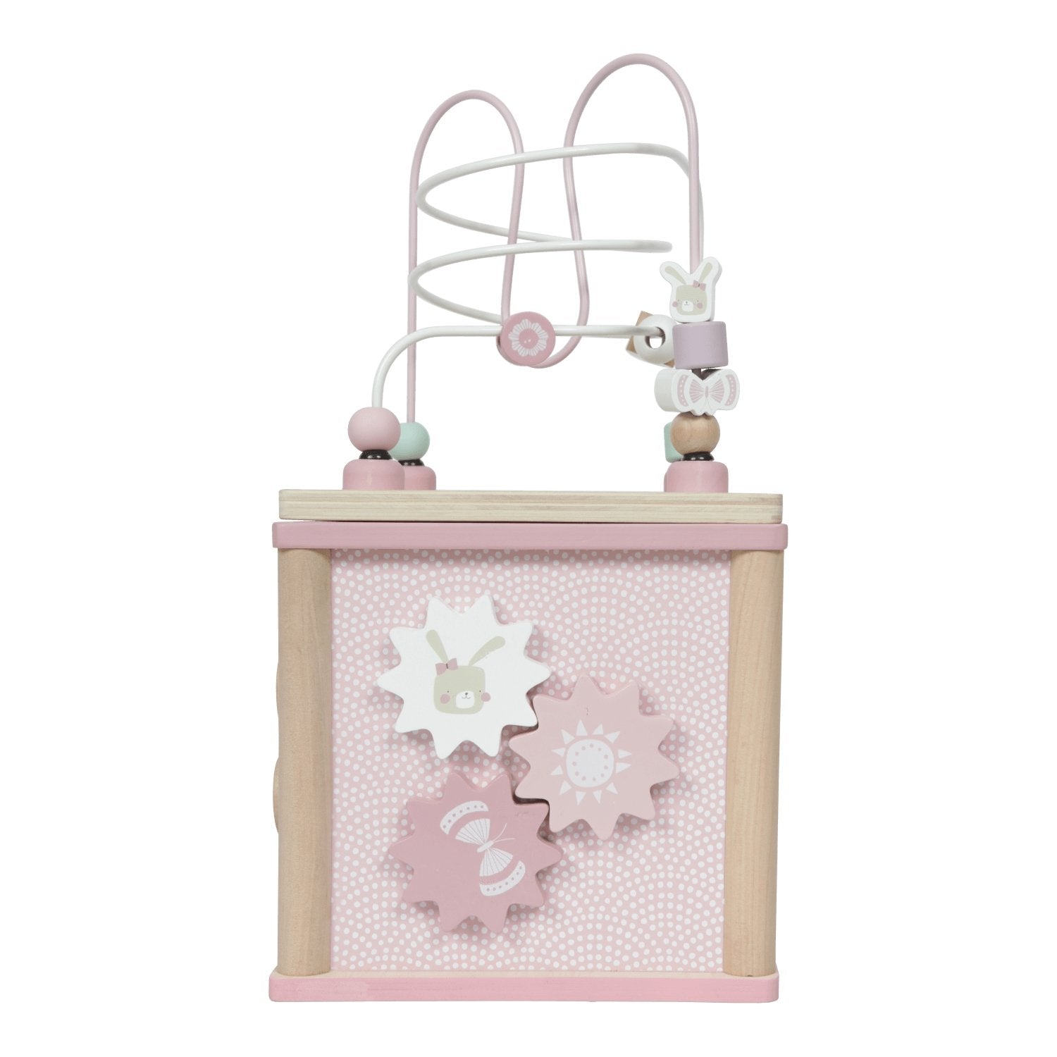 little dutch activity cube pink