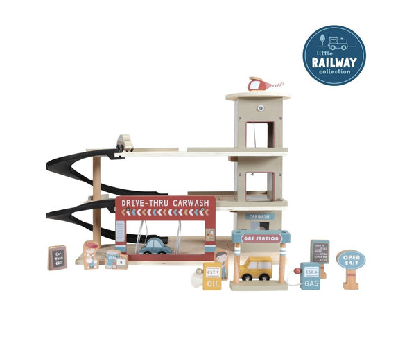 Banket oosten hulp Little Dutch Railway Extension Garage | Scandi Wooden Toys – Scandiborn USA