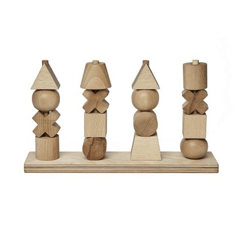 Wooden Story Natural Stacking Toy XL