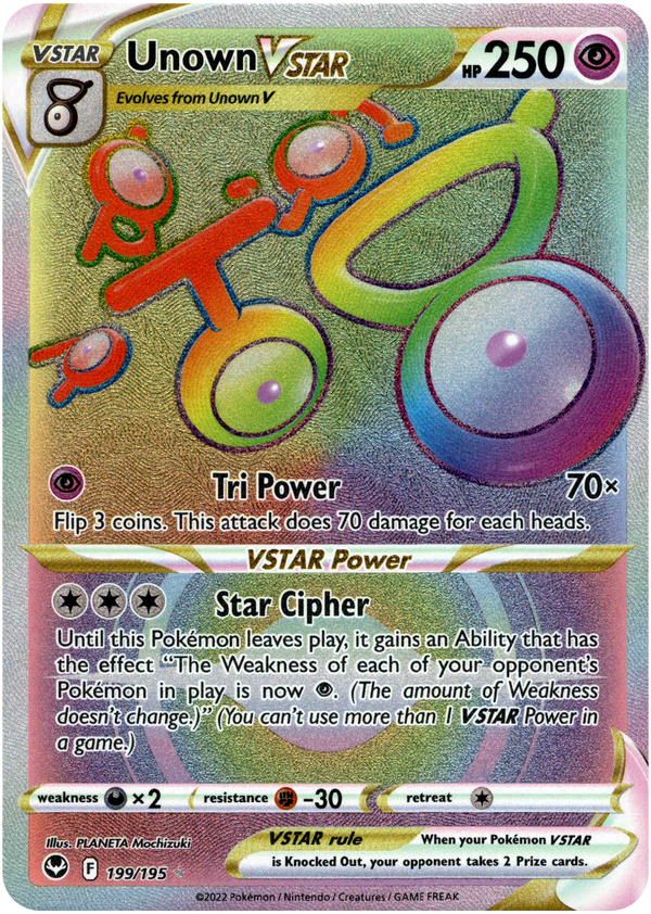 Unown V - 177/195 Full Art Ultra Rare - Silver Tempest – JAB Games13