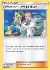 Professor Elm's Lecture - 188/214 - Lost Thunder | Card Cavern