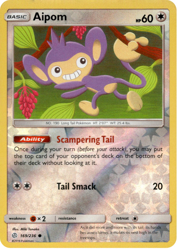 Pokemon Trading Card Game 163/236 Kommo-o, Rare Reverse Holo Card