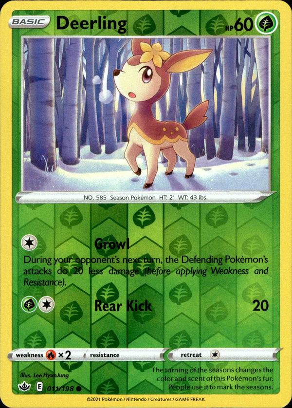 Abomasnow - 010/198 - Rare - Reverse Holo - Pokemon Singles » Chilling  Reign - CoreTCG