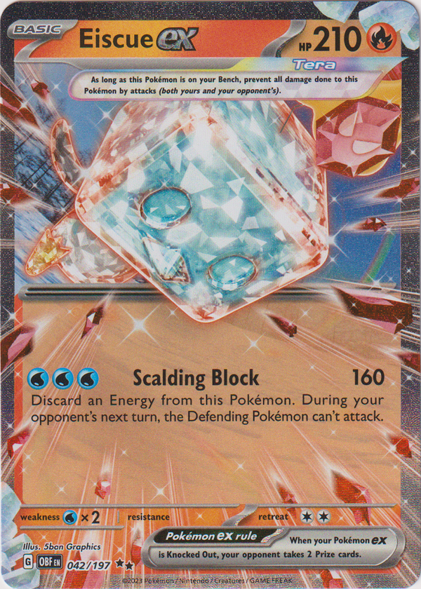 Koraidon EX - Obsidian Flames - OBF (OBFEN) Pokémon card 124/197