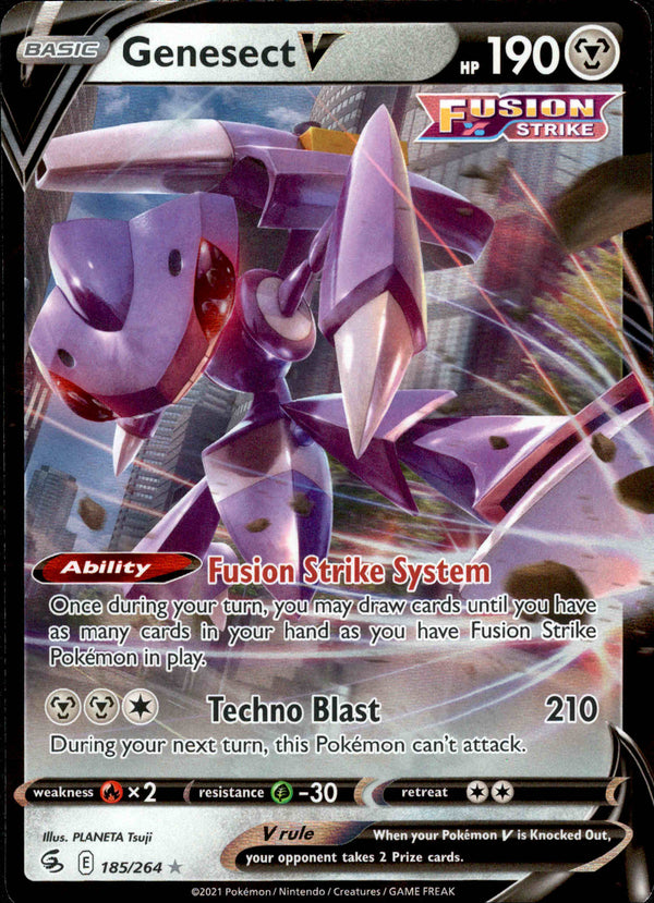 Genesect V Full Art - 254/264 - Fusion Strike – Card Cavern Trading Cards,  LLC