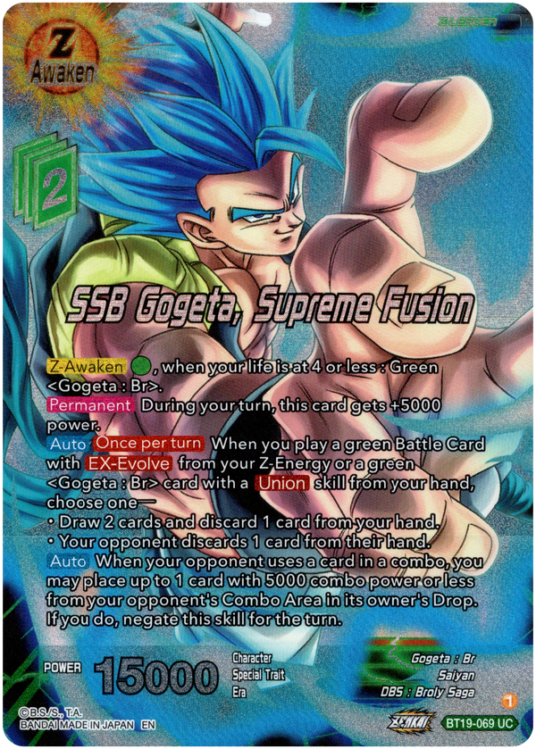 SSB Gogeta, Limits Broken