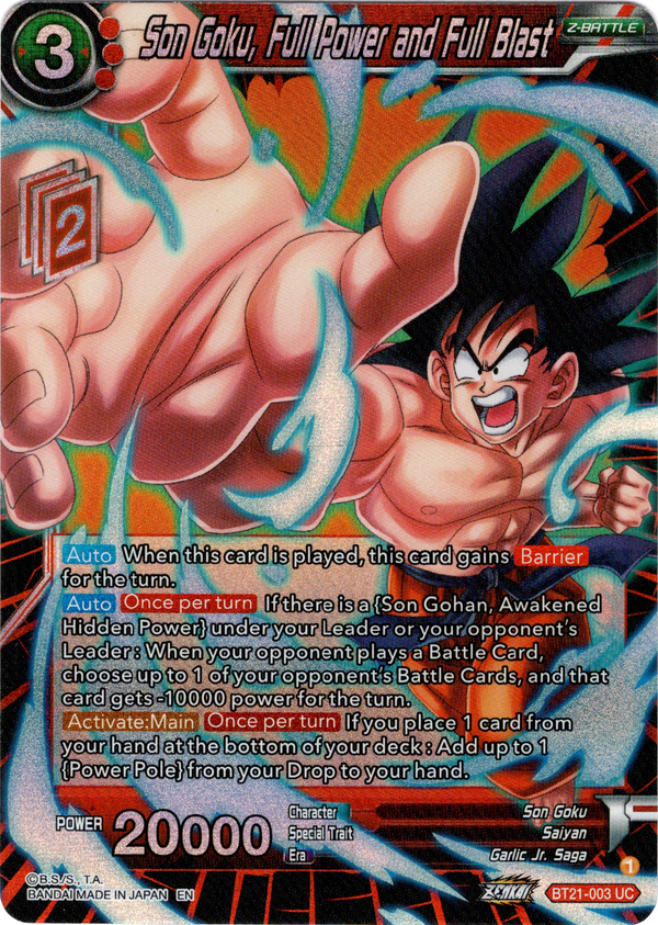 Son Goku, Peace Resolution God Rare - BT21-148 - Wild Resurgence