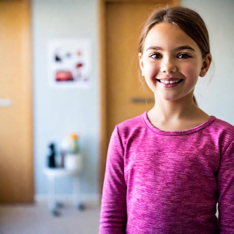 a kids without anxiety at a dental office